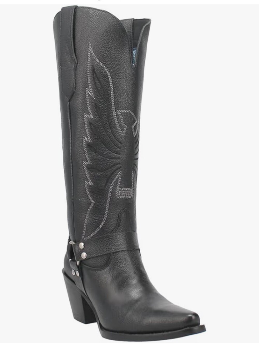DINGO Brand -  "Heavens to Betsy" Leather Boots in Black - Womens 8